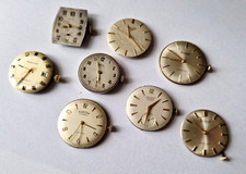 watch movements Sibon Record Accurist Eta Rotary Lanco Longines movement lot