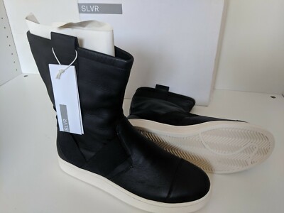 Adidas Slvr Cupsole Hi Top Work Boot Rigger Style Black 