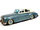 Vintage Bandai Rolls Royce Silver Cloud Tin Friction Car 12" Long Made in Japan