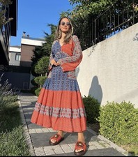 ZARA NWT $129 WOMAN PRINTED MIDI DRESS MULTICOLORED | 5598/054