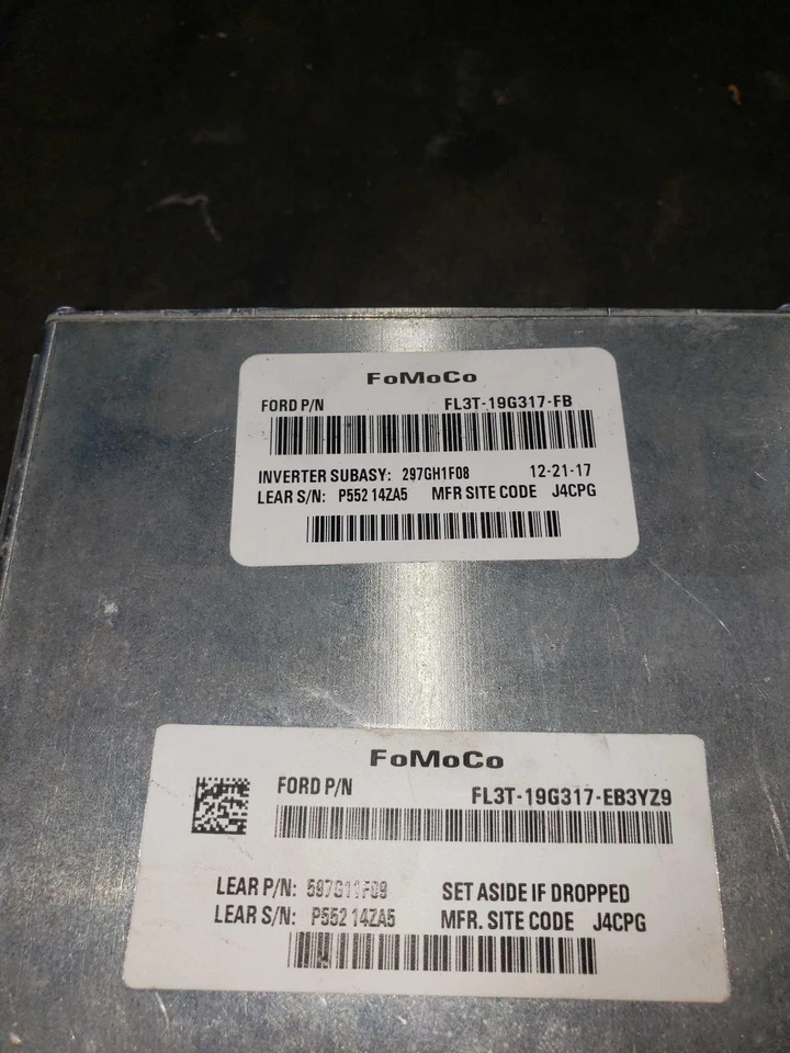 18 19 20 Ford F150 Pickup DC Convertidor Inversor ID# FL3T19G317EB Foto 3 de 4