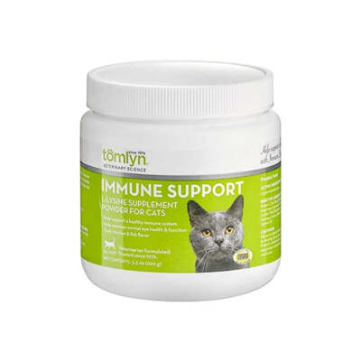 Tomlyn Immune Support L-Lysine Supplement Powder for Cats 3.5 oz.