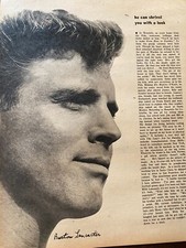 Burt Lancaster, Full Page Vintage Pinup
