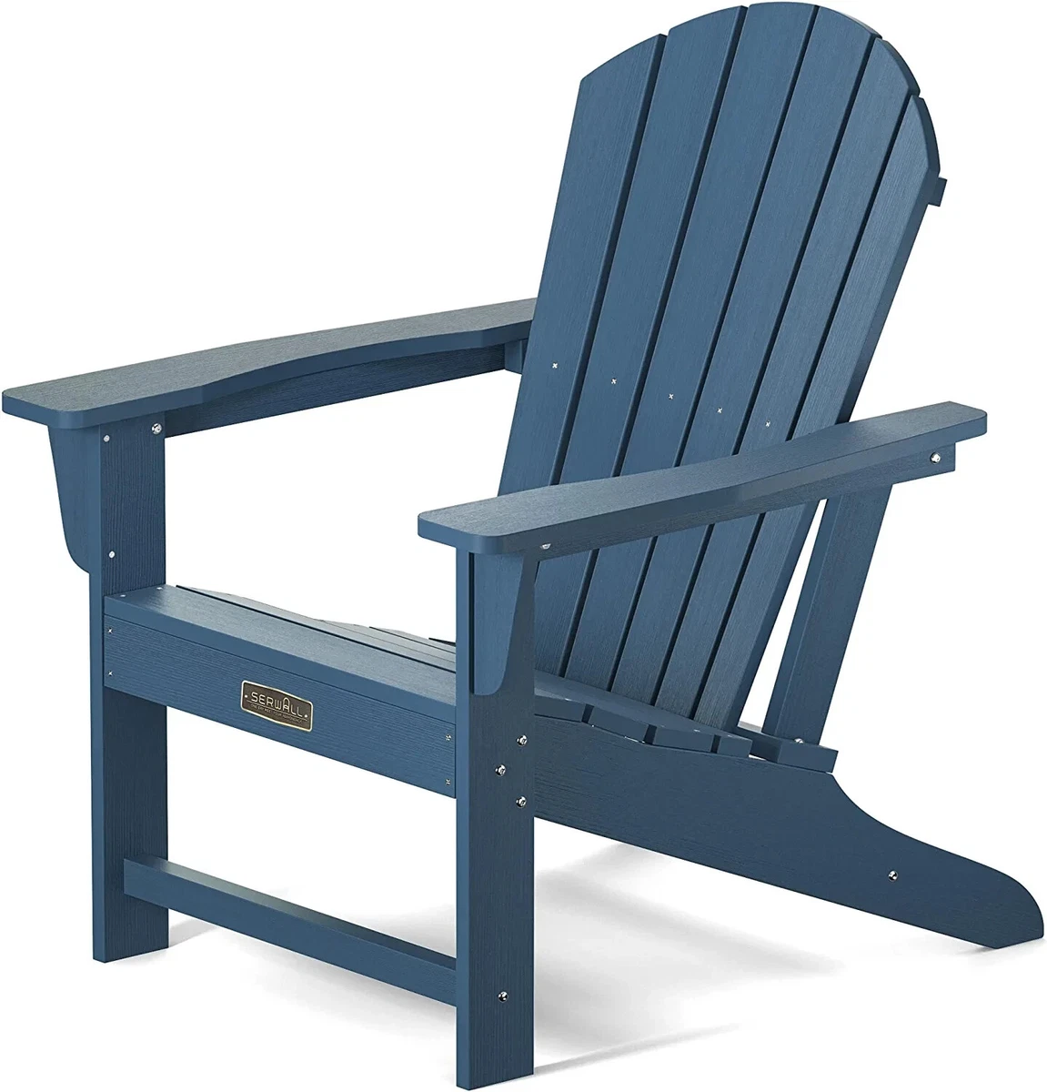 SERWALL Adirondack Chair Adult Size Weather Resistant for Patio Garden Backy