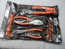 Craftsman Slip Diagonal Arc Pliers Set Usa 3 Pcs Neon - Pn 45238 Orange