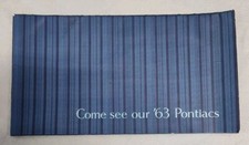 1963 Pontiac Large Sales Brochure Catalina Safari Booneville Booklet Gm Catalog