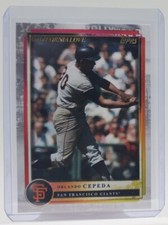 ORLANDO CEPEDA TOPPS AARON JUDGE X CALIFORNIA LOVE BASE GIANTS #65 2022 22