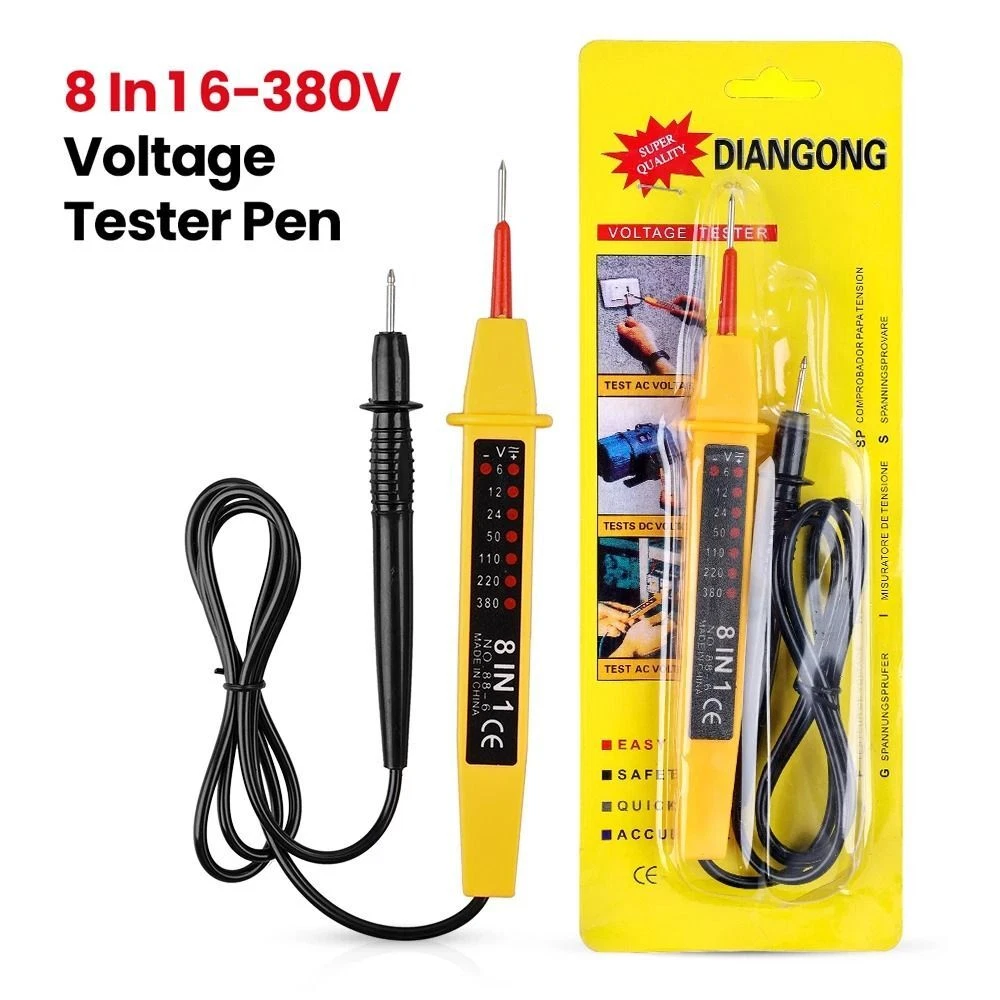 Meter 8 In 1 Current Electric Sensor Voltage Tester Pen Polarity Current Tester