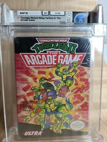 Teenage Mutant Ninja Turtles II The Arcade Game TMNT NES Sealed B+ 8.5 VGA WATA
