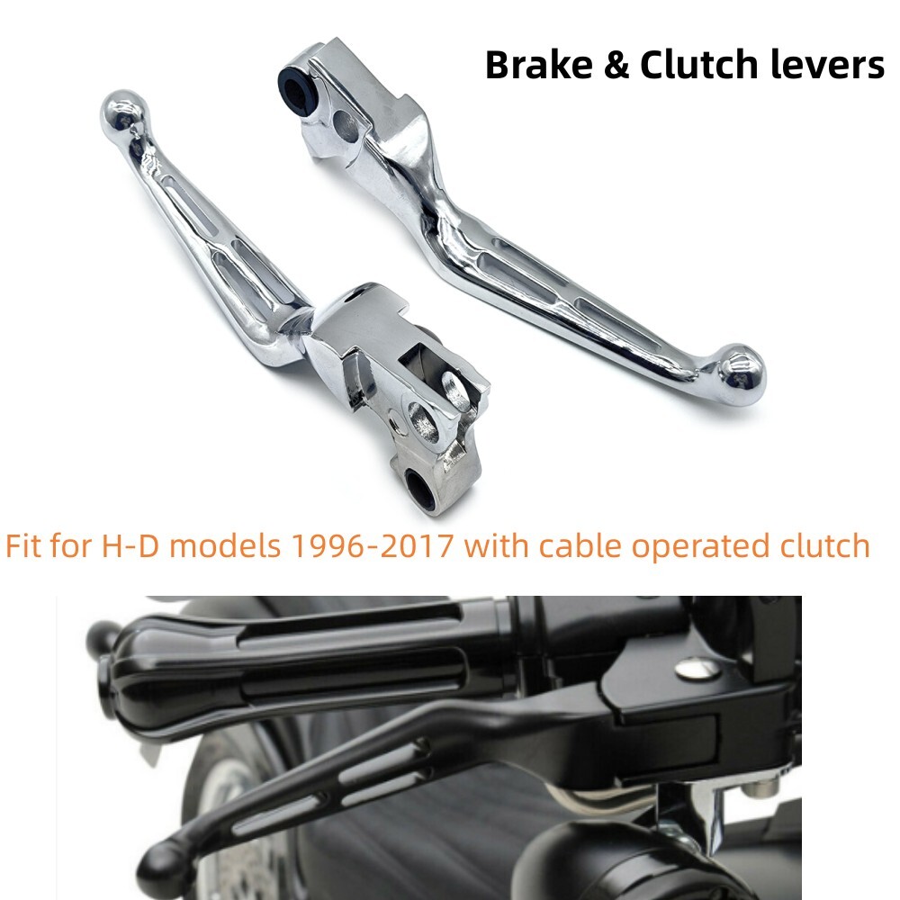 Leve Frizione Freno Per Harley Softail Dyna Sportster Road King Cruiser - Foto 2