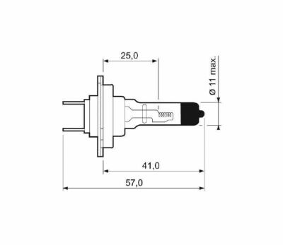 H7 PX26d 12V 55W BOSCH INION OSRAM PHILIPS HELLA MAXGEAR Glühlampe Halogen Lampe