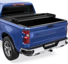 Soft Tri 5.8FT Truck Bed Tonneau Cover Compatible for 19-25 Chevy Chevrolet Silv