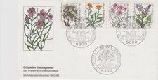 Bund 1188- 1191 FDC Wohlfahrt Alpenblumen