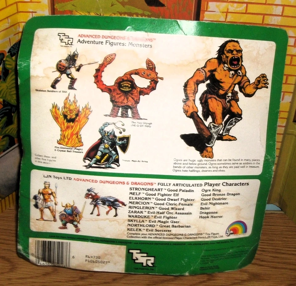 Official Advanced Dungeon & Dragons Odious Ogre & Book Of Magic UNOPENED UNPUNCH — 第 2/4 张图片