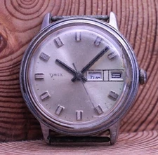 TIMEX VINTAGE MEN'S WRIST WATCH 16850 2773, 35.3mm 18.7mm LUG FOR REPAIR (JH)