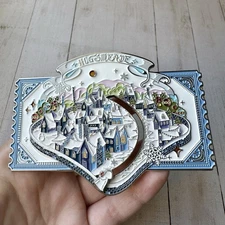Harry Potter Hogsmeade Village in Winter Movable Fantasy Pin Wizarding World