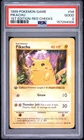 1999 POKEMON BASE SET 1ST EDITION-RED CHEEKS #58 PIKACHU PSA 2