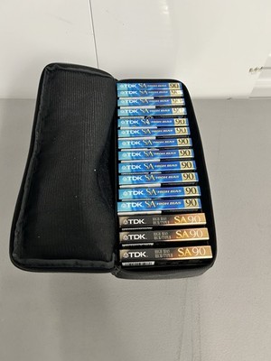 TDK SA-90 Type II High Bias Blank Cassette Tapes 15 Pack Super High Resolution