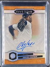 Chapman, Aroldis - 2021 Five Star - Autograph - 2/5