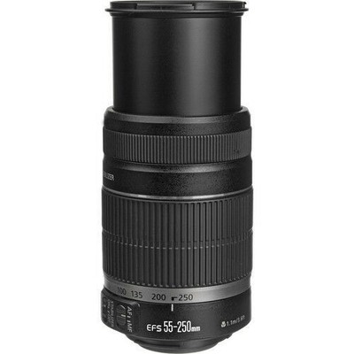 Canon EF-S 55-250mm F/4-5.6 IS Telephoto Zoom Lens for sale online
