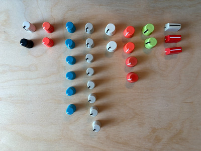 29x DJ Tech Chroma Caps/Poti- Faderknopf