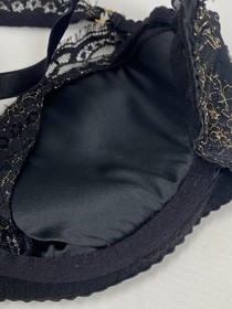 Agent Provocateur Cordeliyah Black Gold Soiree Bra 36D
