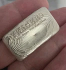 Yeagers Poured Silver 2 Troy Oz (Bare Bones) .999 Fine Silver!! SWIRLS!!! Beauty