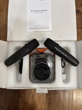 Huabao Mini Wireless Speaker With Lights Karaoke Machine With Mics