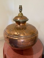 Copper Large Traditional Table Lamp