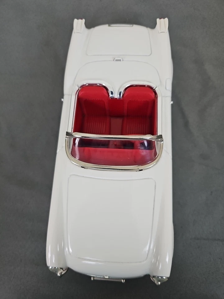 Vintage Anos 50 Fifties Co. Corvette Conversível Branco Feito no Japão Unidade de Fricção - Imagem 4 de 4