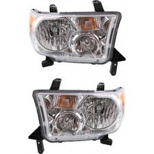 For Toyota Tundra 2009-2013 Headlight Driver Passenger Side Pair Dot To2502194