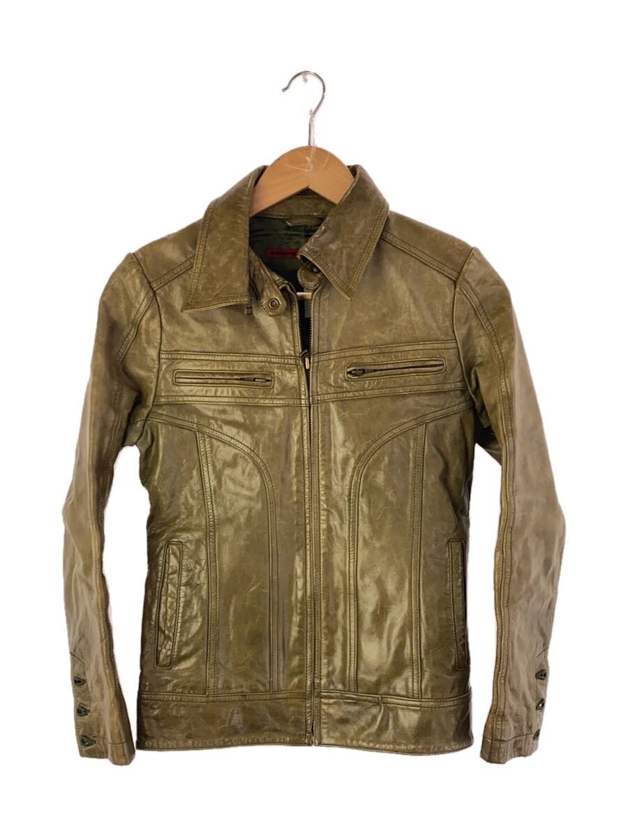 Men's Edgeonall Leather Blouson Jacket - Size M - Style 2246