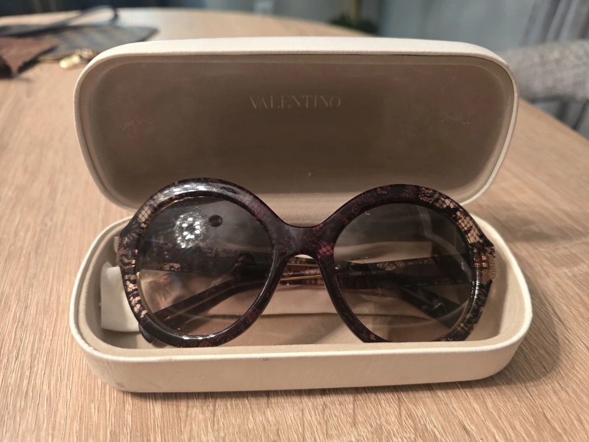 Valentino Black Round Sunglasses for Women for sale | eBay display picture 2