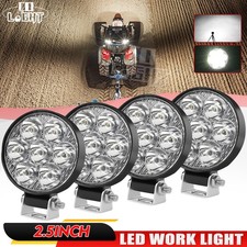 4x Led Tractor Work Lights Flood Light Fit Truckbulldozerlawn Mowersnowplow