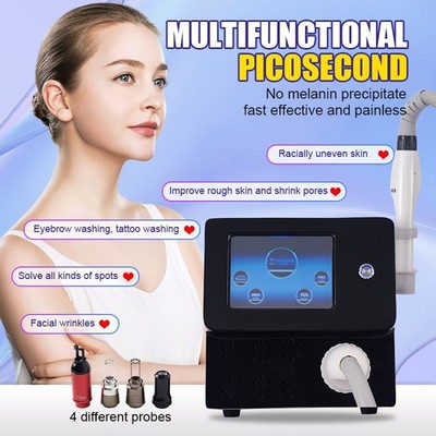 Nd YAG Picosecond Laser Tattoo Removal Machine Pigment Pico Skin Rejuvenation