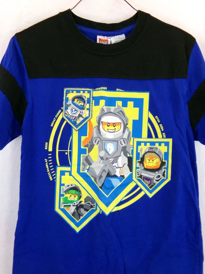 Lego синий черный двухцветный графический Lego человек мальчика футболка размер XL - EUC - Изображение 4 из 4