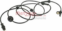 Sensor Raddrehzahl Hinten Metzger 0900198 FÜR Fiat ABS Sensor Raddrehzahlsensor
