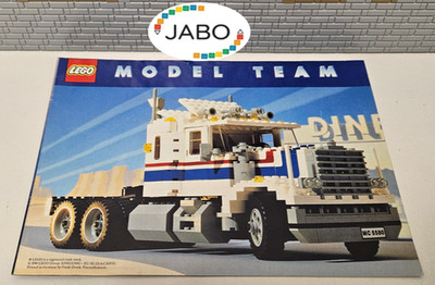 ( OK 11/11 ) Lego Model Team Building Instructions 5580 Highway Rig
