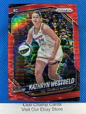2025 #29 Kathryn Westbeld Panini Prizm WNBA Red Pulsar 068/299 RC