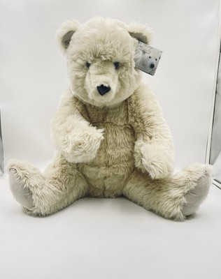Vintage Ditz Designs Polar Bear 24” Weighted Jointed Plush The Hen