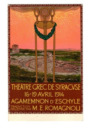 Theater Grec de Syracuse, 1914. Italien.
