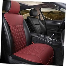 Car Seat Cover, Luxury Car Protector, Universal Anti-Slip 1Piece-Red wine