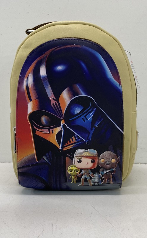 Star Wars Darth Vader Funko Pop Tan Faux Leather Mini Backpack NWT