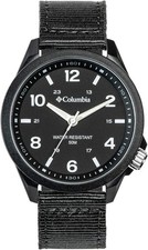 Columbia Gents Watch with Black Dial and Black Nylon Strap CSS10-102