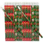 Festive Christmas Character Lead Pencils Stocking Filler Party Favours Bulk 50pk