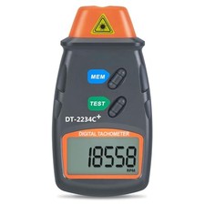 Professional Digital Laser Photo Tachometer Non Contact RPM Tach