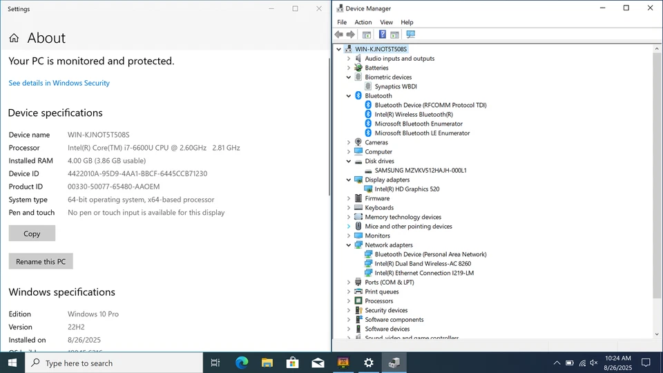 LENOVO THINKPAD T460S 14" QHD I7-6600U 512GB SSD 4GB W10P Cámara web retroiluminada FPR Foto 4 de 4