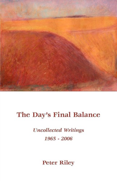 The Day's Final Balance Peter Riley Taschenbuch Kartoniert / Broschiert Englisch-image