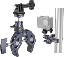 Camera Mount Clamp, Gopro Motorcycle and Bike Handlebar Mount Kit, Super Clamp