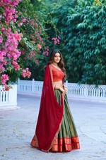 Indian Wedding Wear Lengha Designer Party Bollywood Bridal Ethnic Lehenga Choli